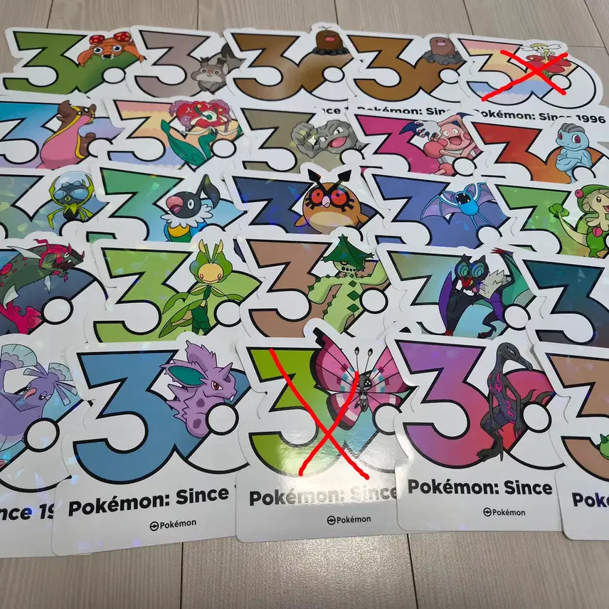 [BUNJANG] Pokemon 30th Anniversary Logo Sticker / 포켓몬 30주년 기념 로고 스티커 판매합니다!