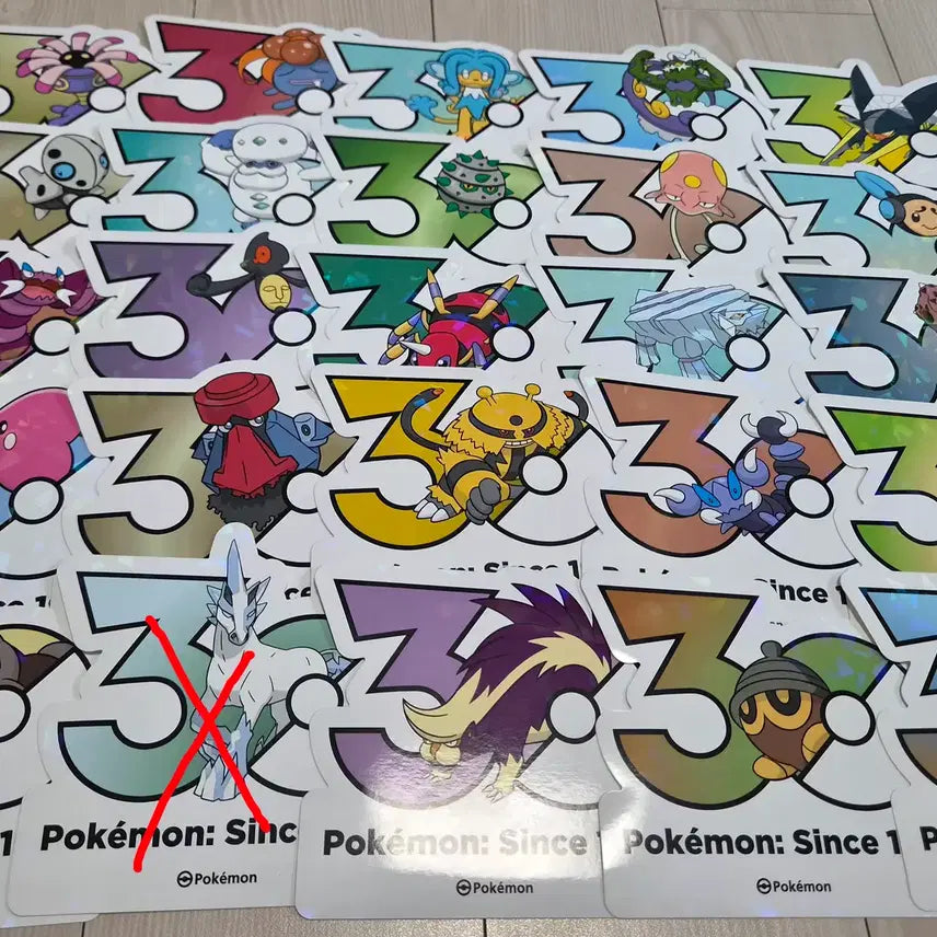[BUNJANG] Pokemon 30th Anniversary Logo Sticker / 포켓몬 30주년 기념 로고 스티커 판매합니다!