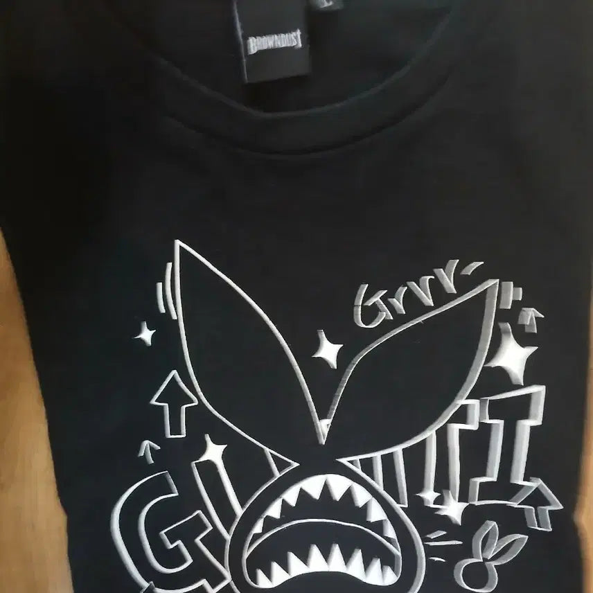 [BUNJANG] Browndust Black T-Shirt L / BRONWDUST 블랙반팔티/L