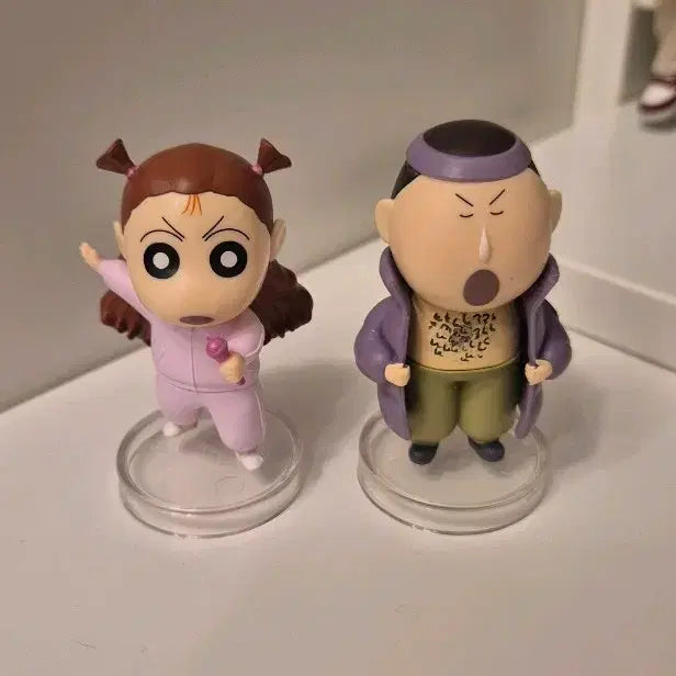 [BUNJANG] Crayon Shin-chan Lab Battle Yūri &amp; Kazama Gacha Figure Set (2 pcs) / 짱구랩배틀 유리 훈이 가챠피규어 2개 세트