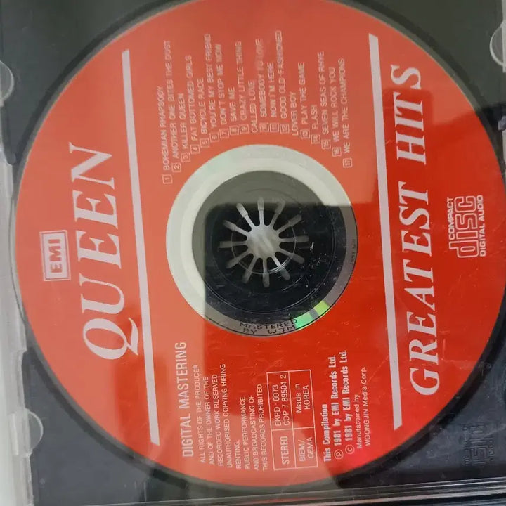 [BUNJANG] Queen Greatest Hits CD / 퀸 시디,,,소장용