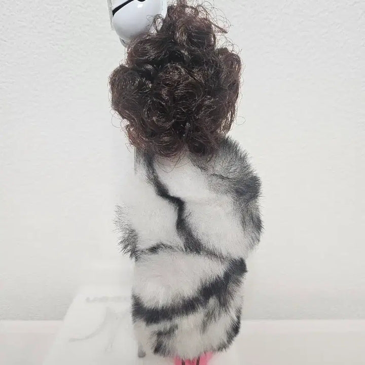 [BUNJANG] Plush Toy Charm with Pearl Button Accent / 인형 키링