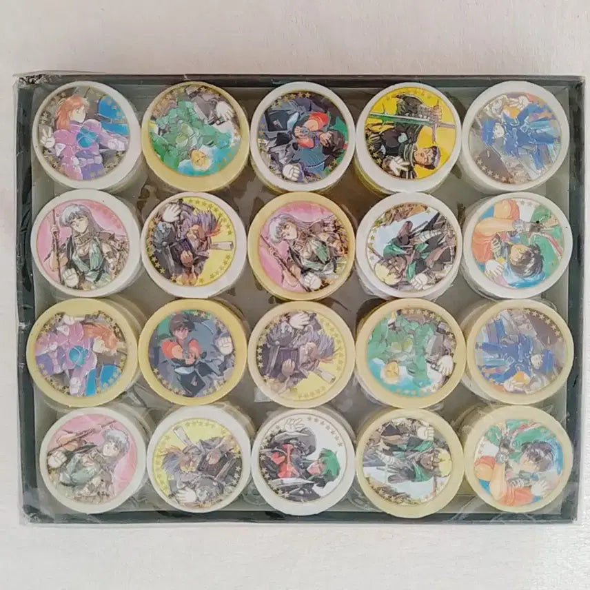[BUNJANG] Crystal Galaxy Empire Eraser (Disc Shape) / 옛날 딱지모양 크리스탈 은하제국 지우개 / 고전 문구 빈티지 종이딱지