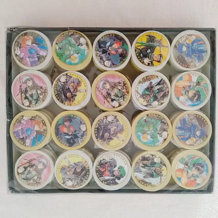 [BUNJANG] Crystal Galaxy Empire Eraser (Disc Shape) / 옛날 딱지모양 크리스탈 은하제국 지우개 / 고전 문구 빈티지 종이딱지