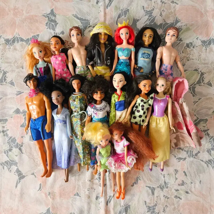 [BUNJANG] Vintage Disney Princess &amp; Character Dolls (16-Piece Bundle Set) / 빈티지 디즈니인형(16종일괄)