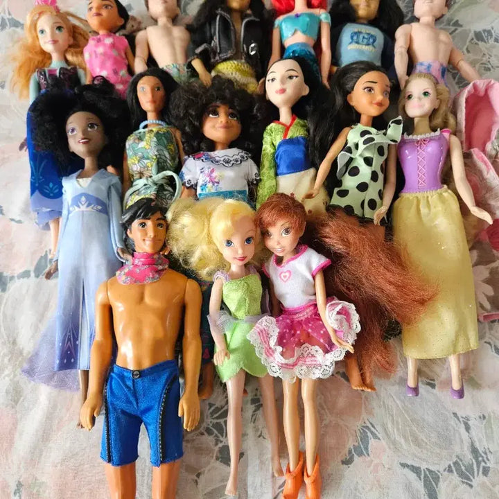 [BUNJANG] Vintage Disney Princess &amp; Character Dolls (16-Piece Bundle Set) / 빈티지 디즈니인형(16종일괄)