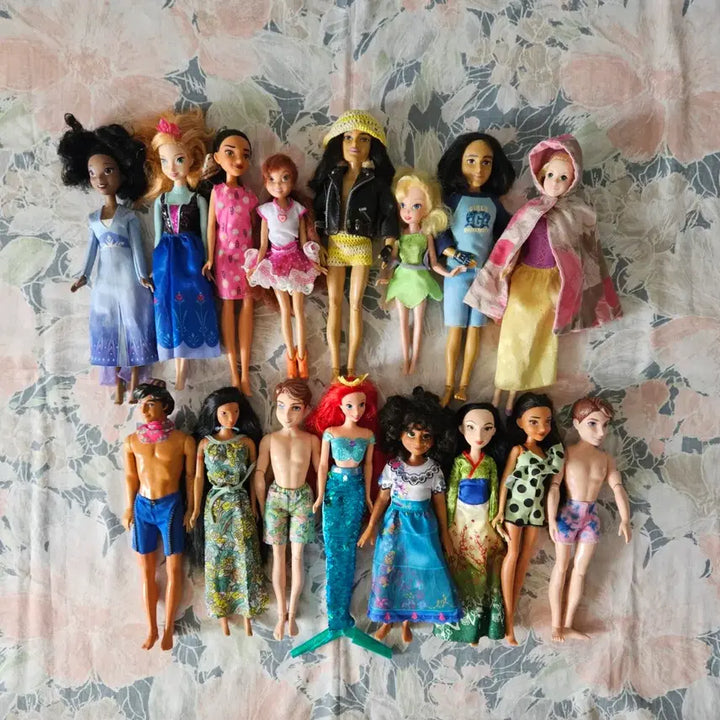 [BUNJANG] Vintage Disney Princess &amp; Character Dolls (16-Piece Bundle Set) / 빈티지 디즈니인형(16종일괄)