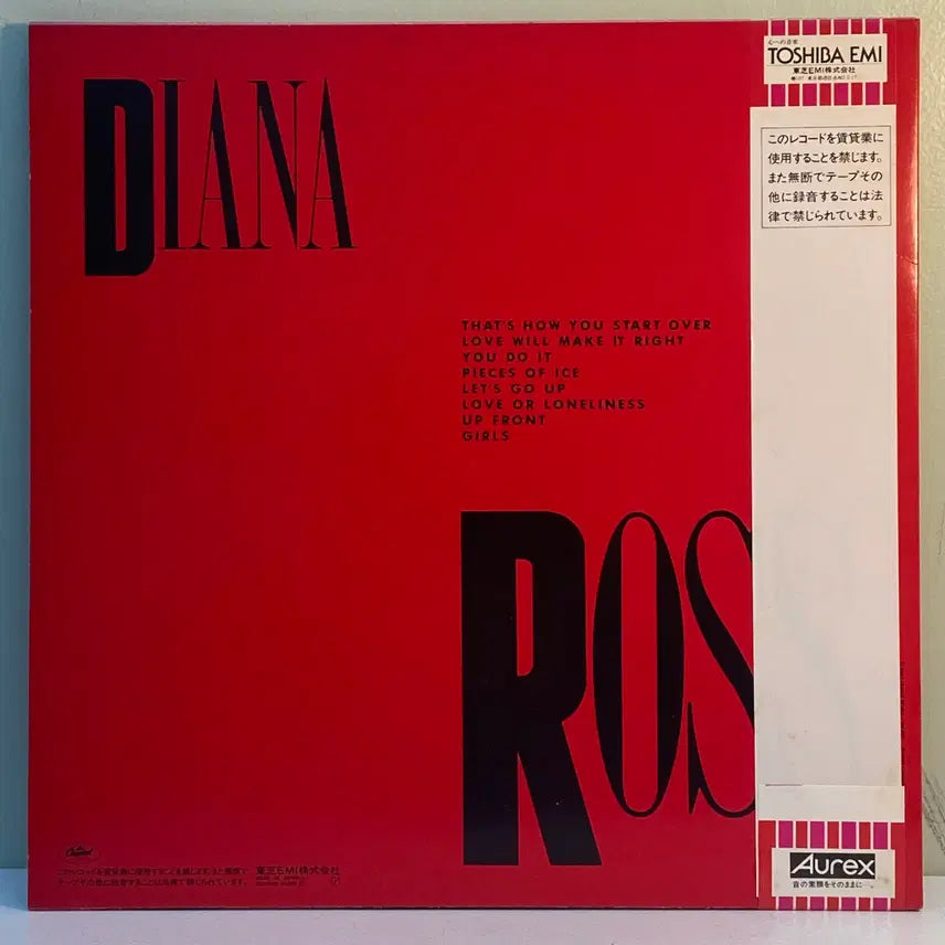 [BUNJANG] Diana Ross - Ross (1983) Japanese Pressing LP / (수입중고LP-소울) Diana Ross -Ross