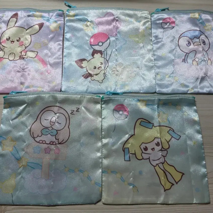 [BUNJANG] Pokemon Pokepi Pouch Gacha Set / 포켓몬 포켓몬스터 포케피스 파우치 가챠 일괄판매