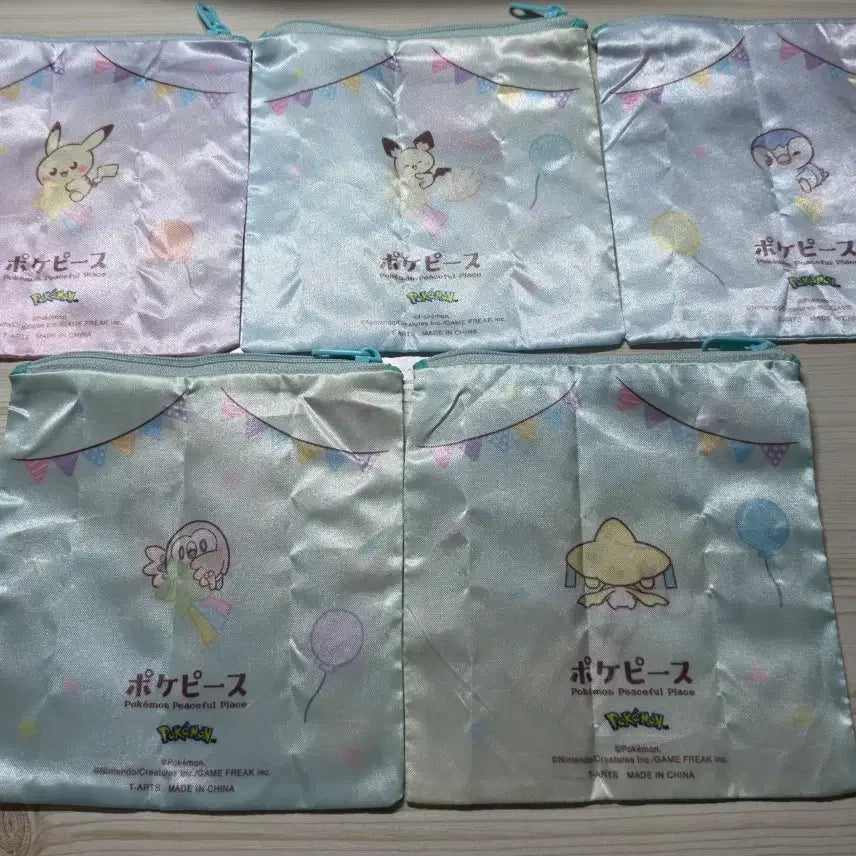 [BUNJANG] Pokemon Pokepi Pouch Gacha Set / 포켓몬 포켓몬스터 포케피스 파우치 가챠 일괄판매