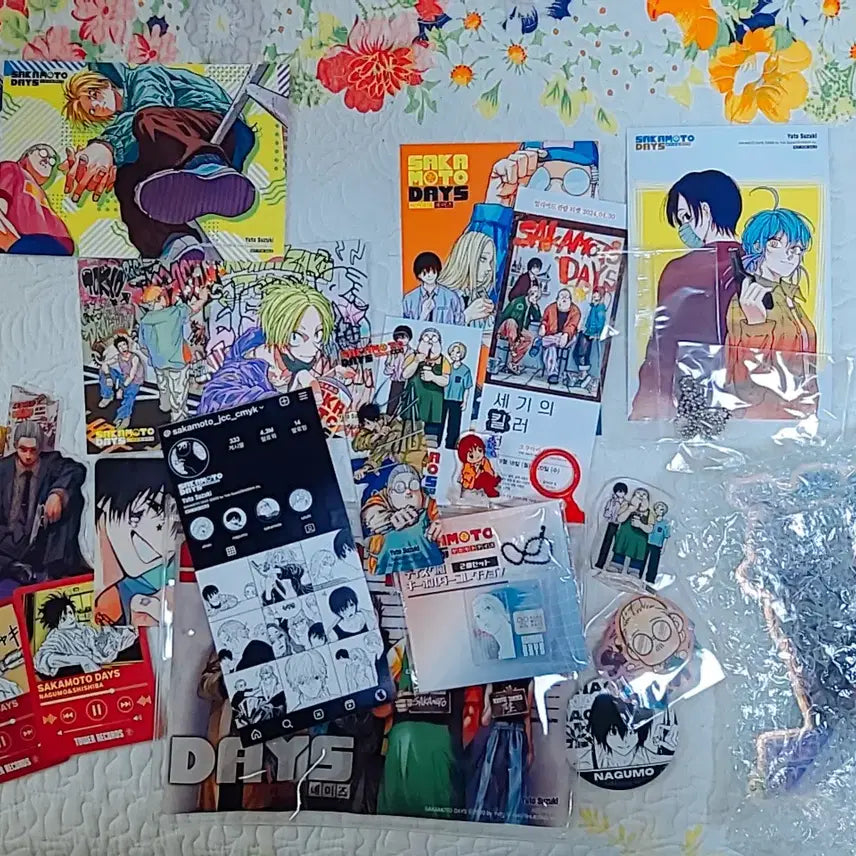 [BUNJANG] Sakamoto Days Nagumo "Somgumo" "Yukdeok" Acrylic Stand Bundle / 사카모토데이즈 사카데이 나구모 솜구모 육덕아크릴 등 굿즈 일괄 정리합니다