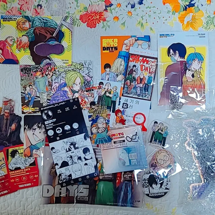 [BUNJANG] Sakamoto Days Nagumo "Somgumo" "Yukdeok" Acrylic Stand Bundle / 사카모토데이즈 사카데이 나구모 솜구모 육덕아크릴 등 굿즈 일괄 정리합니다