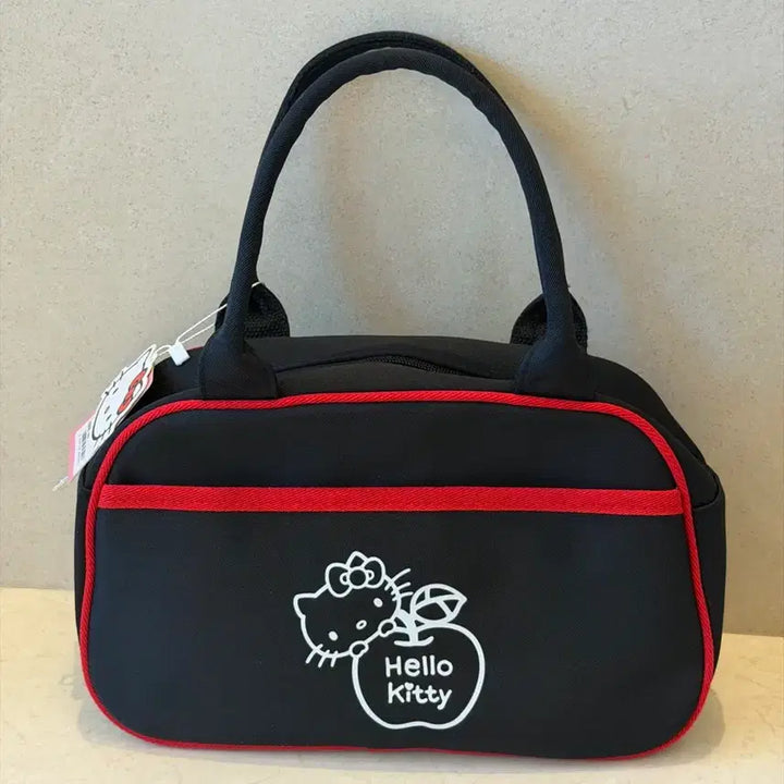 [BUNJANG] Hello Kitty Black Tote &amp; Shoulder Bag / 헬로키티 블랙 토트&amp;숄더백 새상품