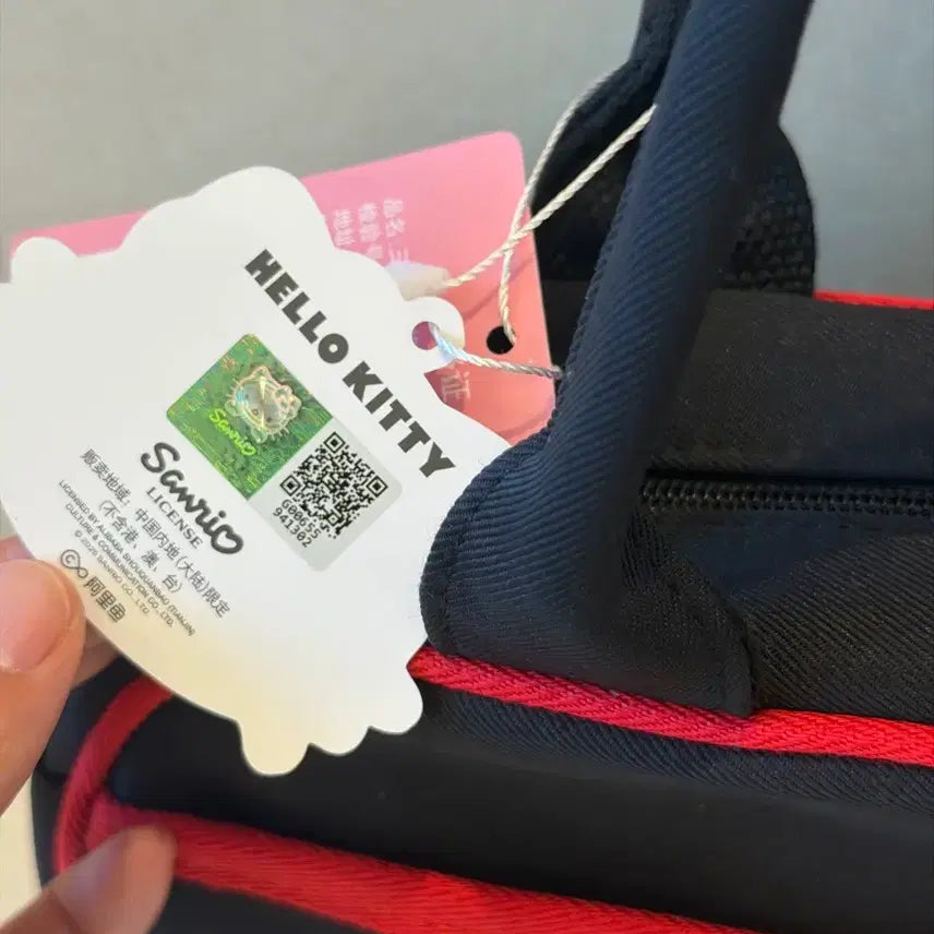 [BUNJANG] Hello Kitty Black Tote &amp; Shoulder Bag / 헬로키티 블랙 토트&amp;숄더백 새상품
