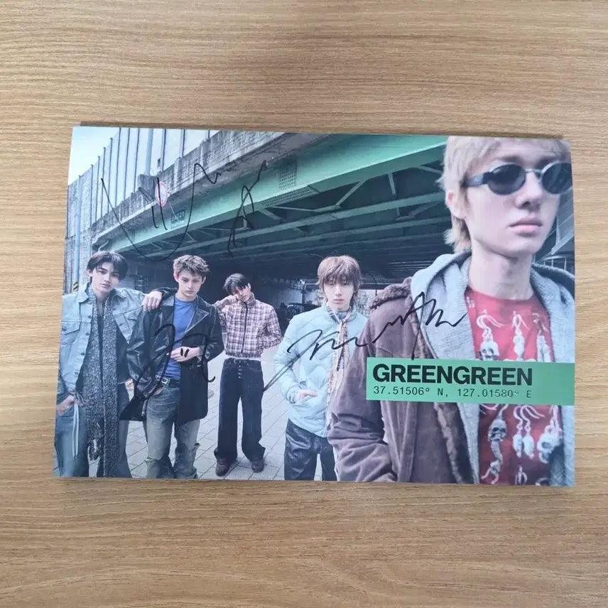 [BUNJANG] Cortis Green Green Signed Album / 코르티스 cortis 그린그린 친필 사인 앨범 양도