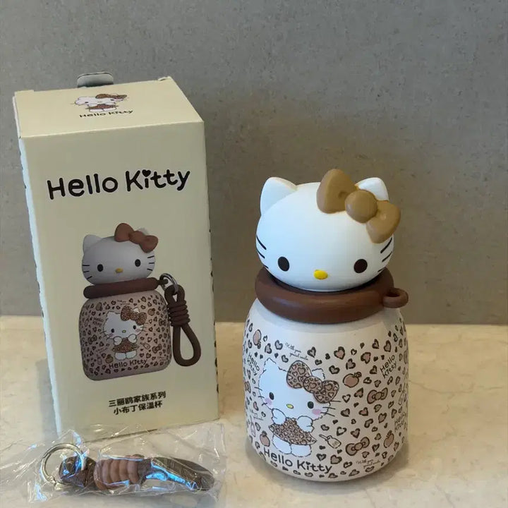 [BUNJANG] Hello Kitty Leopard Stainless Steel Tumbler 250ml / 헬로키티 레오파드 스테인리스 텀블러 새상품