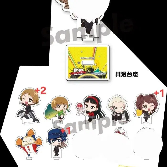 [BUNJANG] Persona 4 Paradise Aquarium Mini Acrylic Split Set / 페르소나4 씨파라다이스 수족관 미니 아크릴 분철