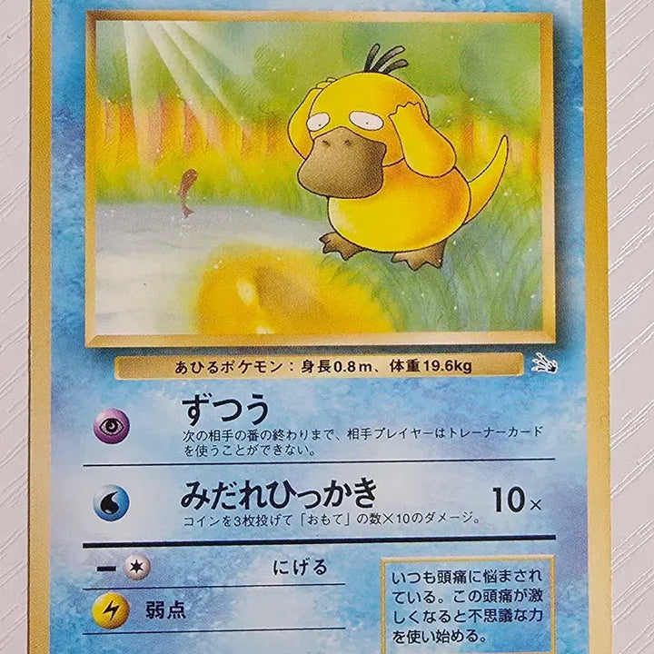 [SOLD OUT] 포켓몬카드 1996 초기 고라파덕