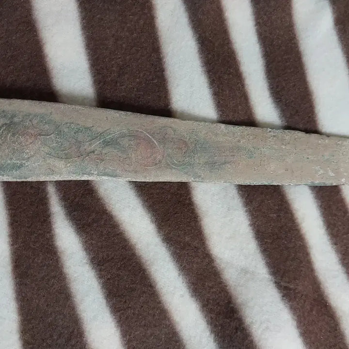 [BUNJANG] Ancient Bronze and Jade Ceremonial Dagger Prop / 고대 칼 장식용 소품  청동옥칼