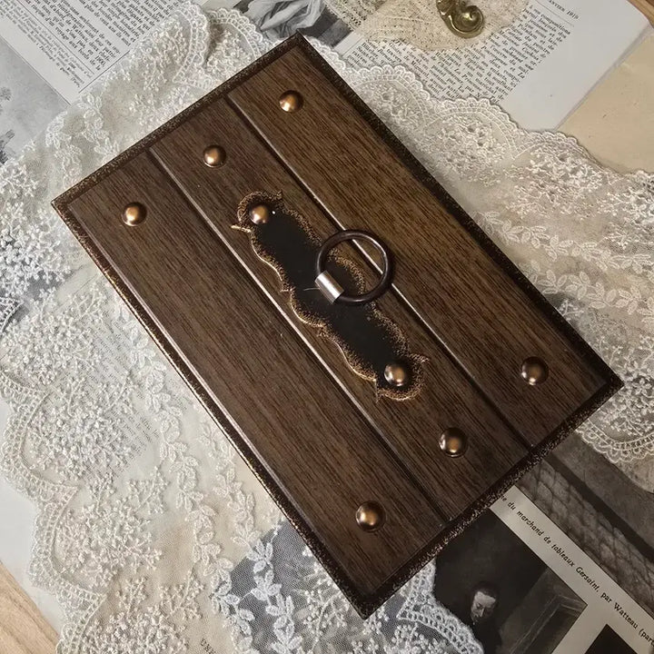 [BUNJANG] Vintage Tin Box Wood Box Shape / 빈티지 틴케이스 우드박스 쉐이프