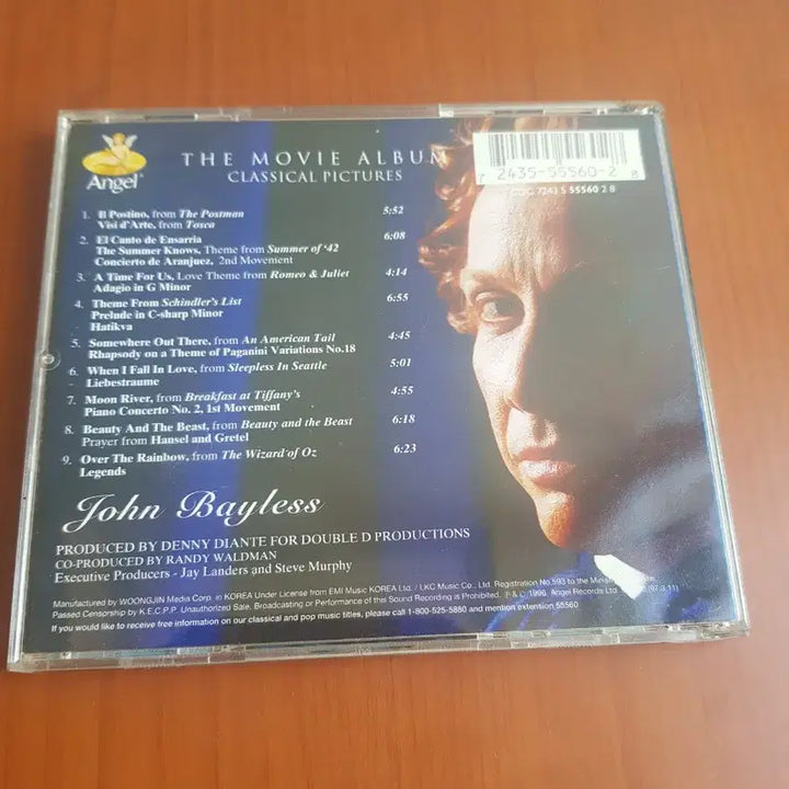 [BUNJANG] John Bayless The Postman OST Piano Performance CD / 영화음악CD John Bayless 피아노연주 일포스티노 OST 문리버