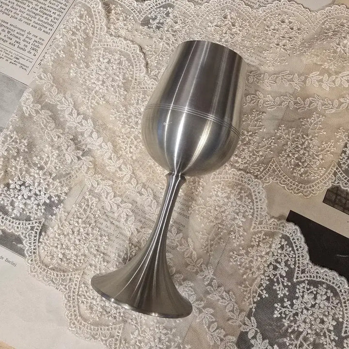 [BUNJANG] Vintage Pewter Wine Goblet / 빈티지 주석 와인잔 고블렛