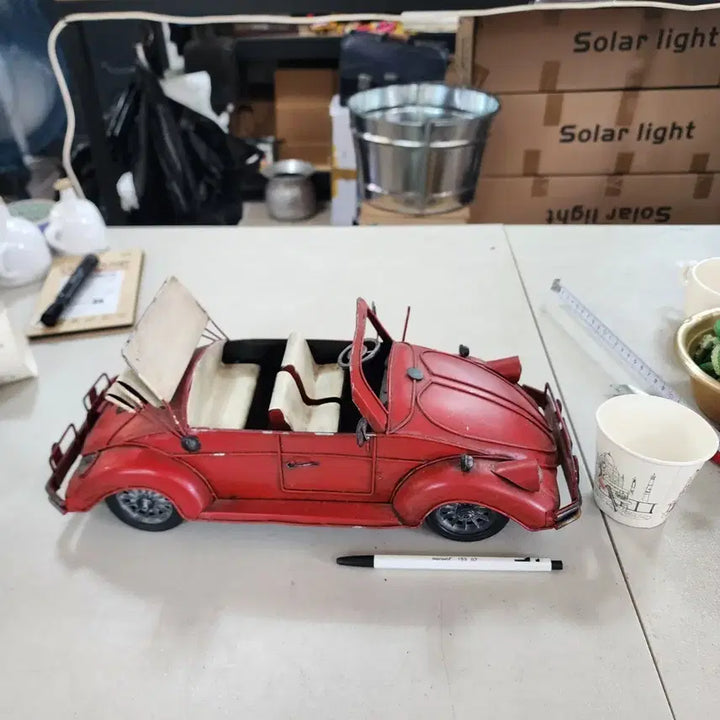 [BUNJANG] Tinplate Car 36.3cm / 양철 자동차 기장36.3cm