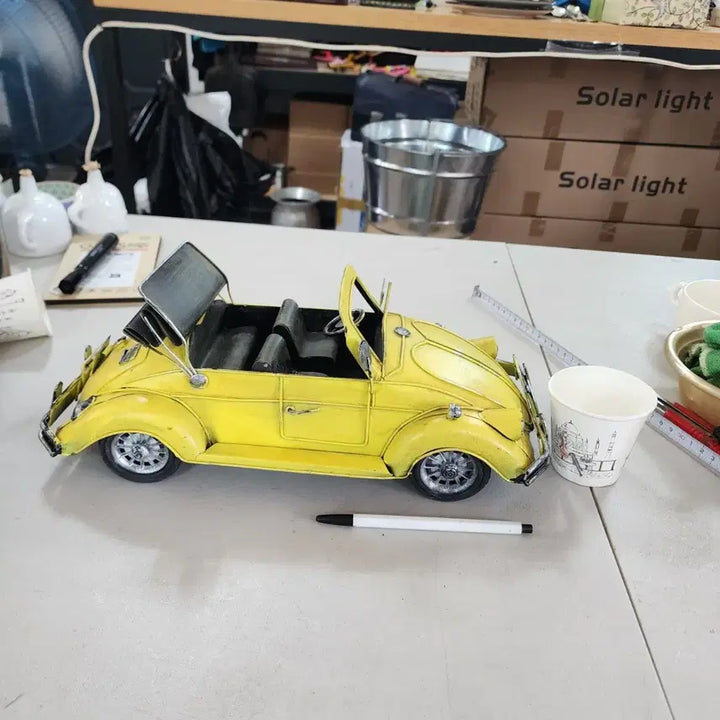 [BUNJANG] Large Tinplate Car 36.3cm / 양철 자동차 기장36.3cm