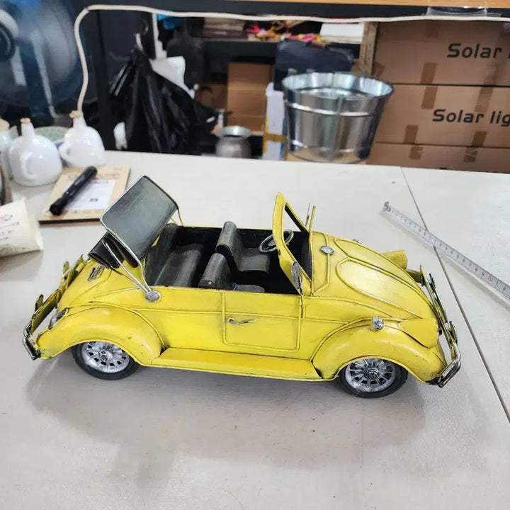 [BUNJANG] Large Tinplate Car 36.3cm / 양철 자동차 기장36.3cm