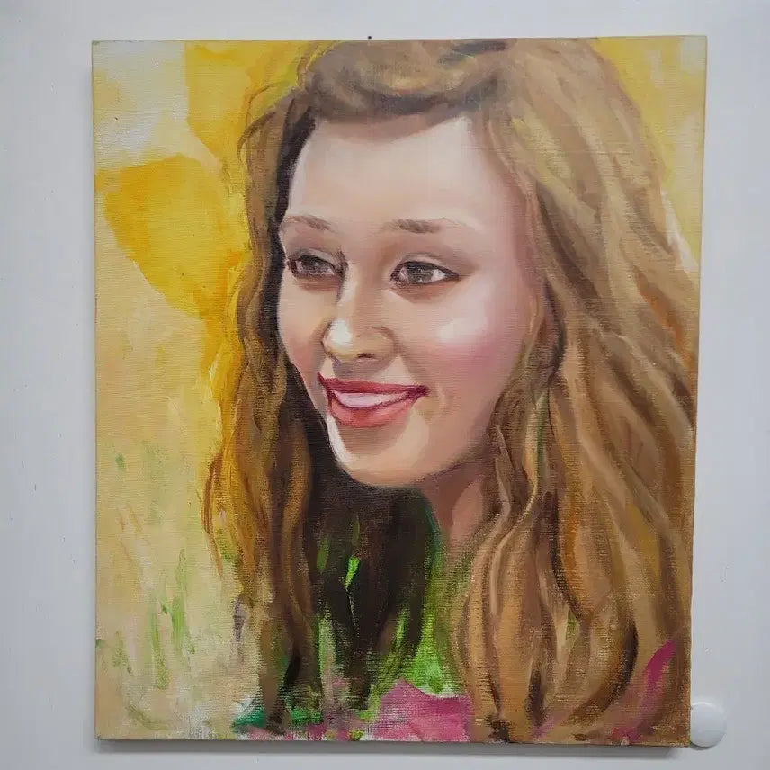 [BUNJANG] Oil Painting Self-Portrait (Size 10) / 자화상 유화그림 10호