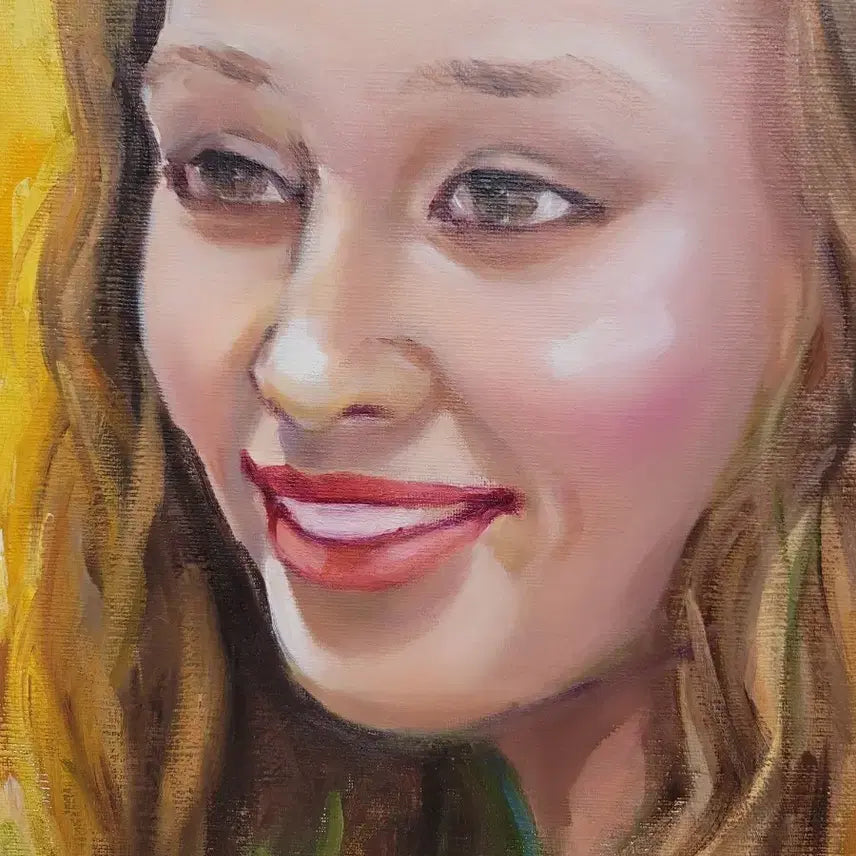 [BUNJANG] Oil Painting Self-Portrait (Size 10) / 자화상 유화그림 10호