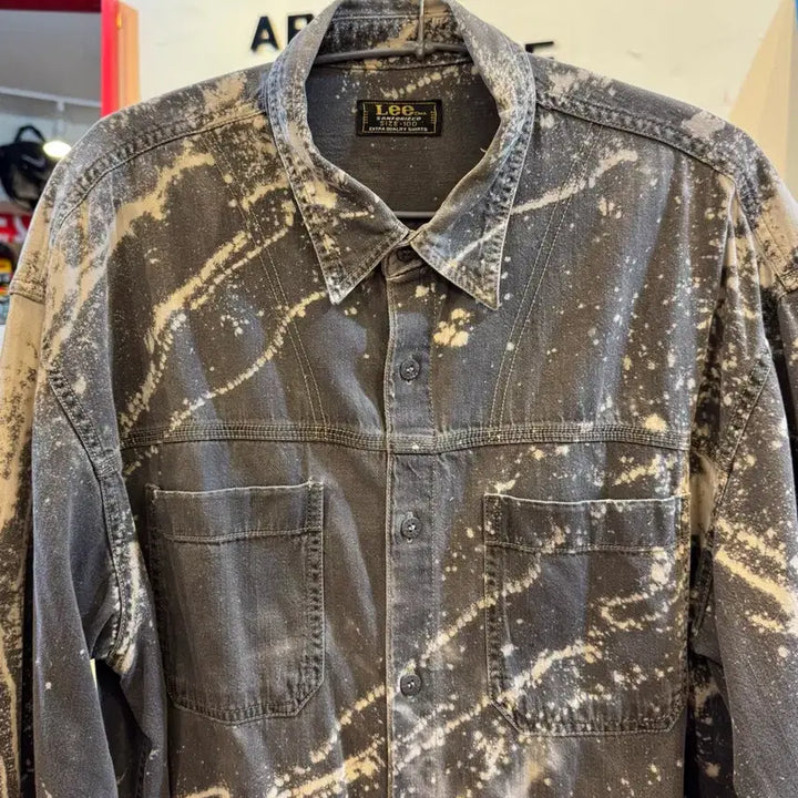 [SOLD OUT] 90s 빈티지 Lee 타이다잉 데님 셔츠 100size