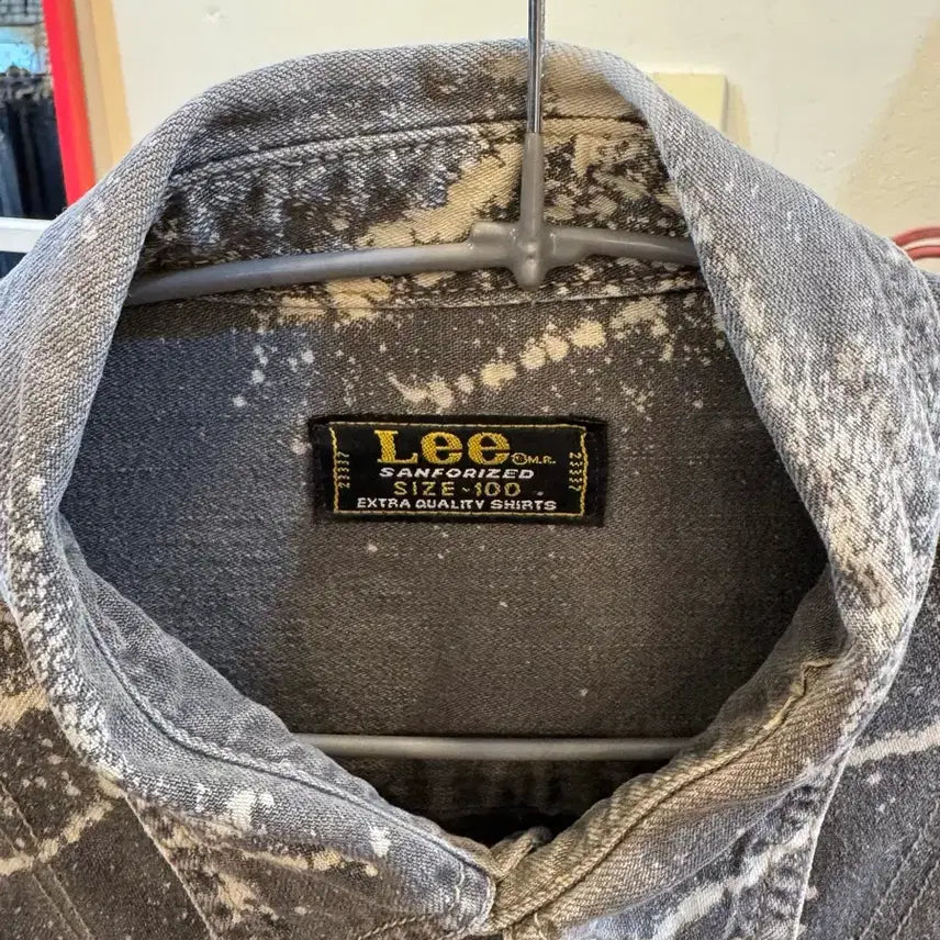 [SOLD OUT] 90s 빈티지 Lee 타이다잉 데님 셔츠 100size