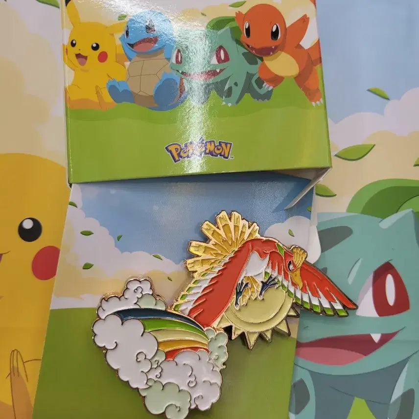 [BUNJANG] Leezak Toast Pokemon Badge -      Lugia / 이삭토스트 포켓몬 뱃지 -  칠색조