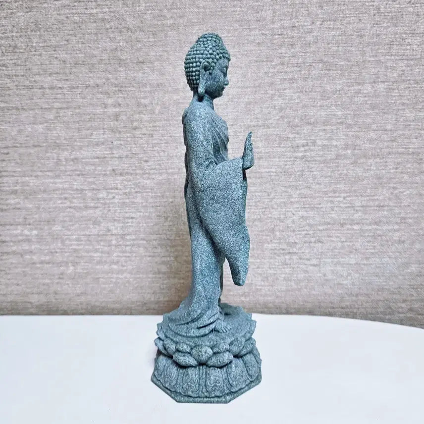 [BUNJANG] Natural Stone Buddhist Figurine Interior Decor / 불교 천연 원석 돌 불상 인테리어 장식 현관 침대 벽걸이 선반