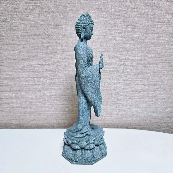 [BUNJANG] Natural Stone Buddhist Figurine Interior Decor / 불교 천연 원석 돌 불상 인테리어 장식 현관 침대 벽걸이 선반