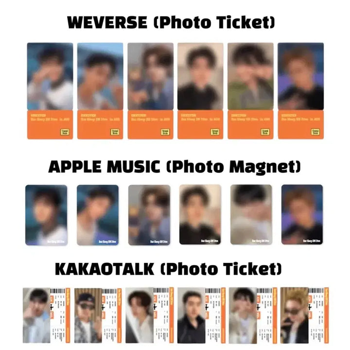 [BUNJANG] ENHYPEN "Eat, Pray, Love" Australia Travelbook Lucky Draw Bundle Set Photocard / 엔하이픈 먹자빠 호주 트래블북 특전 일괄 3종 분철