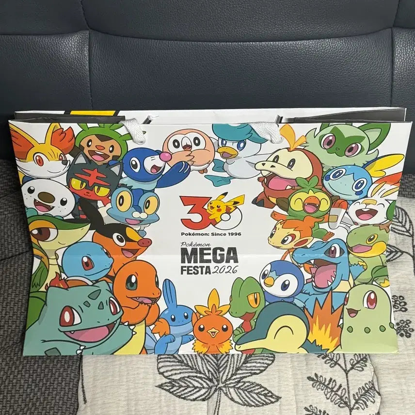 [BUNJANG] Pokemon 30th Anniversary Shopping Bag / 포켓몬스터 30주년 쇼핑백