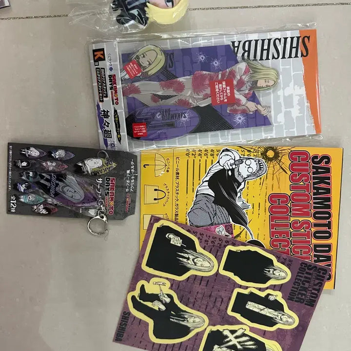 [BUNJANG] Sakamoto Days Jump Shop Shishiba Acrylic Stand, Keychain, Sticker / 사카모토 데이즈 점프샵,쿠지 시시바 아크릴 스탠드 ,키링,스티커