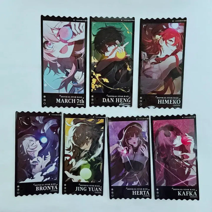[BUNJANG] Honkai: Star Rail Countdown Laser Ticket Photocard Full Set / 붕괴 스타레일 카운트다운 레이저티켓 포토카드 판매