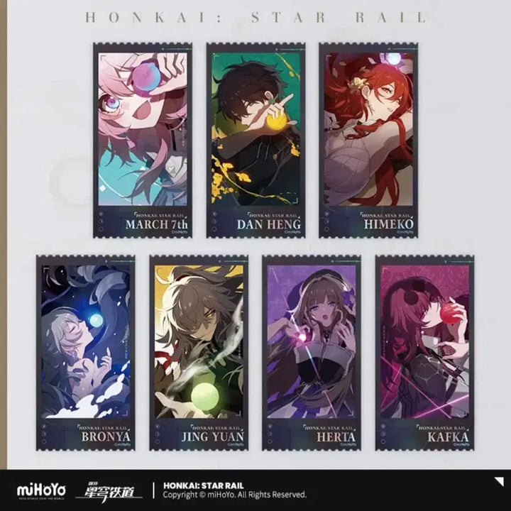 [BUNJANG] Honkai: Star Rail Countdown Laser Ticket Photocard Full Set / 붕괴 스타레일 카운트다운 레이저티켓 포토카드 판매
