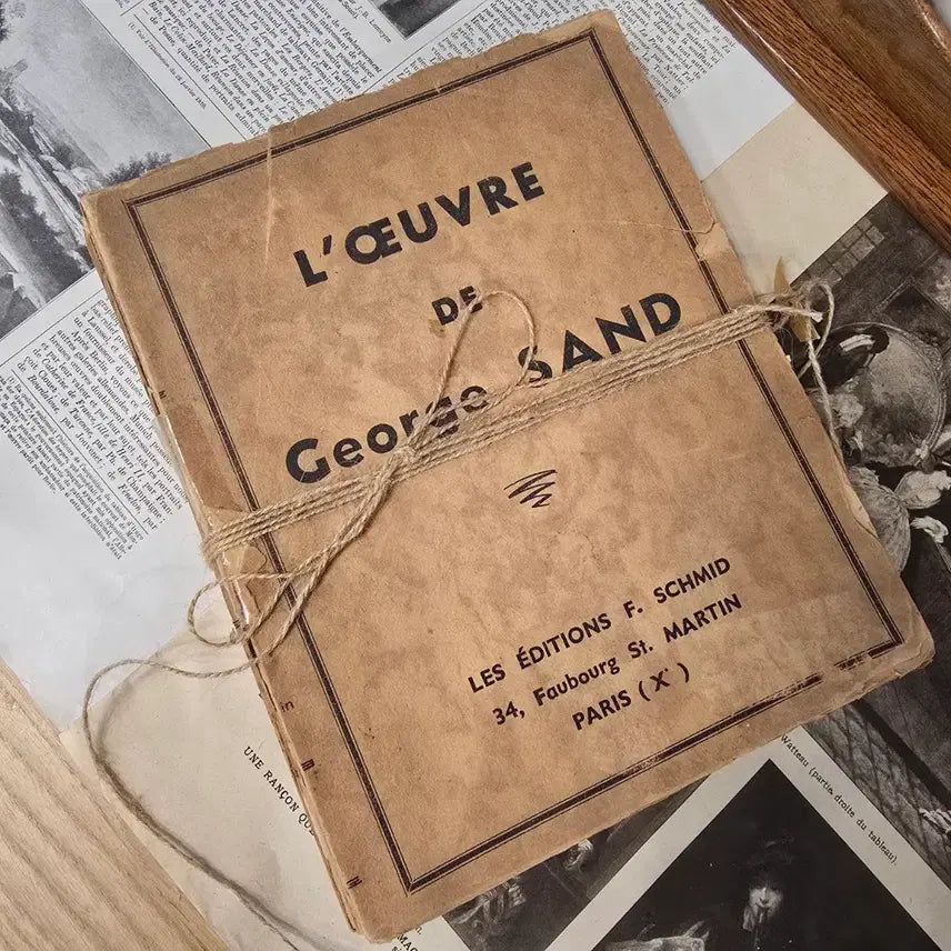 [BUNJANG] Vintage Book "Works by George Sand" (1941 Edition) / 빈티지 책 서적 노끈묶임