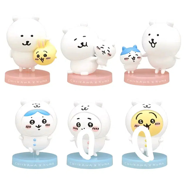 [BUNJANG] Nongdamgom x Chiikawa Collaboration Figure / 농담곰 치이카와 콜라보 피규어