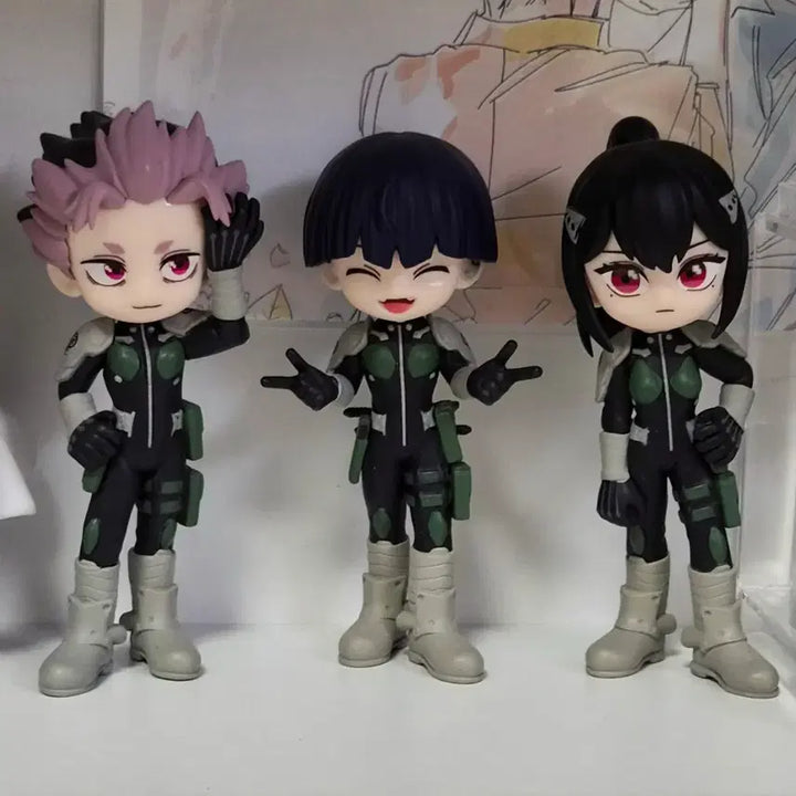 [BUNJANG] Kaiju No. 8 Narumi Gen, Hoshina Soushiro, Ashiro Mina Bundle Figure Set / (일괄)괴수8호 팔버스 피규어 나루미 겐 호시나 소우시로 아시로 미나