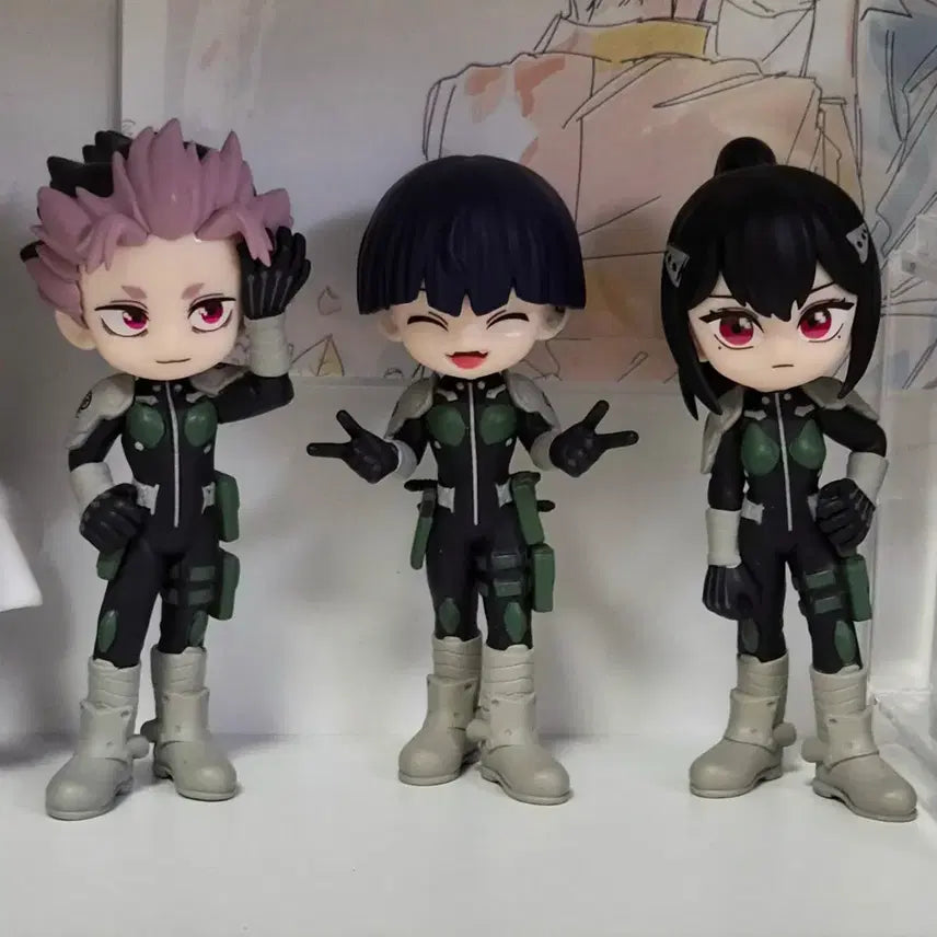 [BUNJANG] Kaiju No. 8 Narumi Gen, Hoshina Soushiro, Ashiro Mina Bundle Figure Set / (일괄)괴수8호 팔버스 피규어 나루미 겐 호시나 소우시로 아시로 미나