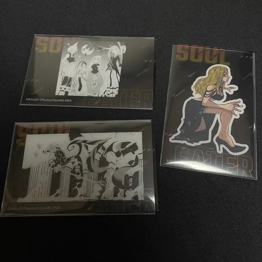 [BUNJANG] Soul Eater 20th Anniversary Original Art Exhibition Clear Card Bundle Set / 소울이터 20주년 원화전 클리어 카드 일괄