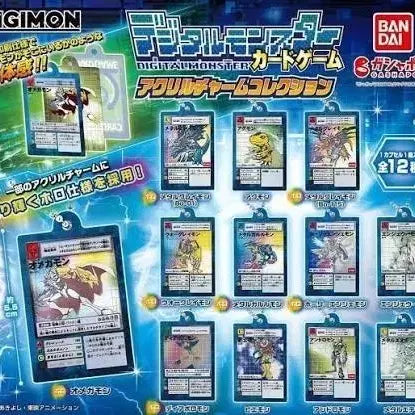 [BUNJANG] Digimon Digital Monster Card Game Acrylic Gacha Full Set (12 Types) / [예약] 디지몬 디지털 몬스터 카드 게임 아크릴 가챠 12종 풀세트