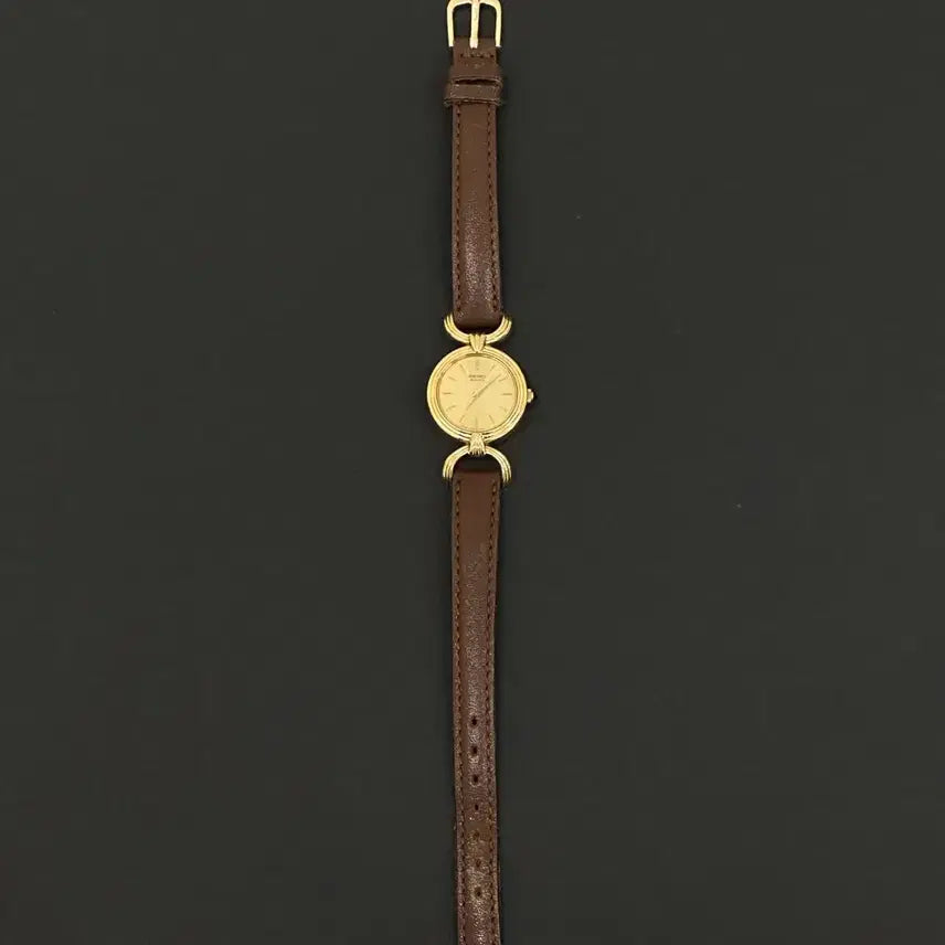[SOLD OUT] 세이코 골드 라운드 쿼츠 시계
