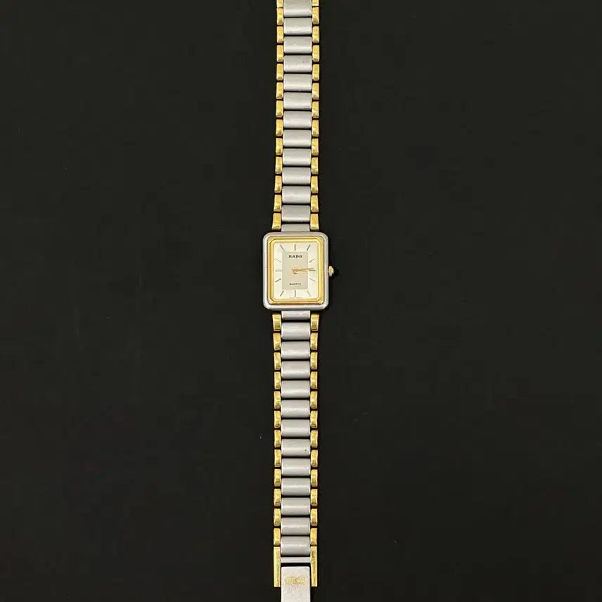 [SOLD OUT] 라도 렉탱귤러 콤비 쿼츠 시계