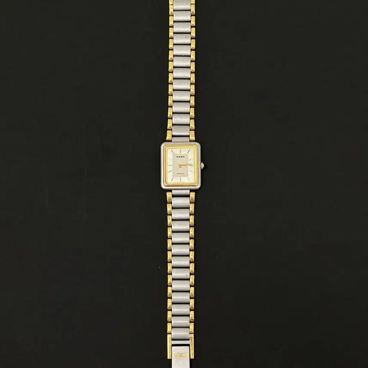 [SOLD OUT] 라도 렉탱귤러 콤비 쿼츠 시계
